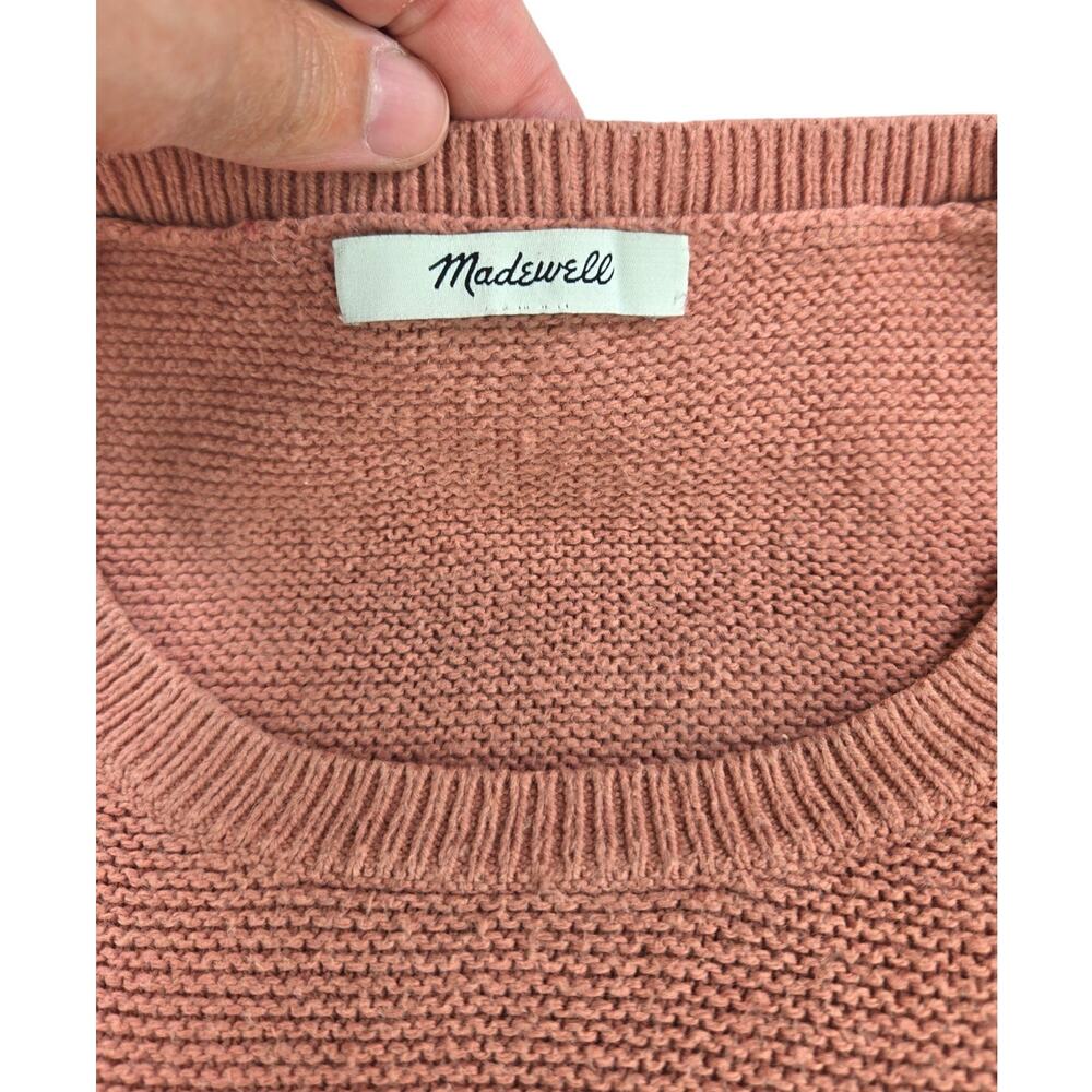 Madewell | Pink Riverside Texture Sweater - Picture 2 of 4